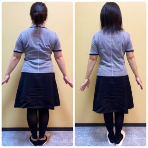 キツかった会社の制服がスッと入るように！